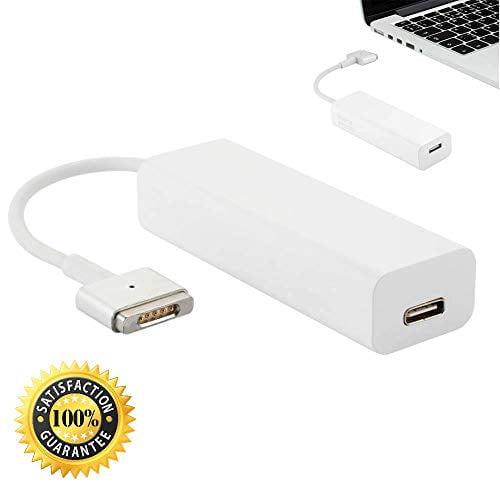 Grænseværdi Klassificer Alice 45W Charger Adapter T-Tip Style Replacement Compatible for MagSafe 2  Charging Power Converter to USB Type C Female Applicable for MacBook Pro  11" 13" Connector Compatible MagSafe 2 Adapter - Walmart.com
