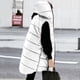 thumbnail image 4 of Chaquetas largas de invierno para mujer, abrigos con capucha, abrigos sin mangas, chaquetas cálidas con bolsillos, abrigos para mujer, 4 of 9