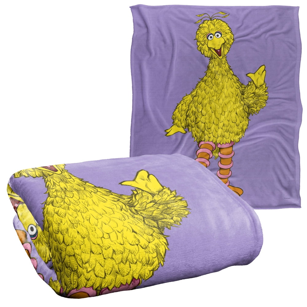 Sesame Street Big Bird Painted Officially Licensed Silky Touch Super