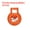 Orange-Red, variant on Uxcell Plastic Cord Lock, Single Hole Toggle Stopper Round Ball Shaped Adjustable Cord Stop Fastener Black