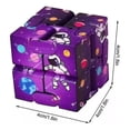 thumbnail image 1 of Infinity Cubes Space Fidget Cubes Stress And Anxiety Relief Toy Hand Puzzle Toys Gifts For Kids, 1 of 5