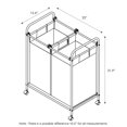 thumbnail image 2 of FURINNO WS17126 Wayar Laundry Sorter with Removable Bags, 2 of 3