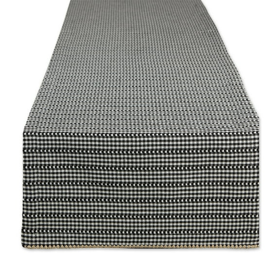 DII Gingham Check 14x72" Table Runner