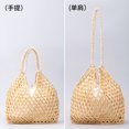 thumbnail image 3 of Bolsos de mano con cuentas de madera cruda para mujer, bolsos de playa de ciudad de diseñador de lujo, tendencia de moda 2024, bolso cruzado de hombro, 3 of 5