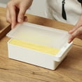 thumbnail image 6 of Butter Storage Container 2-in-1 Butter Slicer Box with Lid Safe Odor-proof Butter Cutter Container for Fridge Kitchen Cafe Restaurant Butter Keeper, 6 of 8