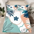 thumbnail image 2 of Homewish Botanical Flowers Leaves 4pcs Bed Sheets For Children Teens Adults,Abstract Minimalist Stripes King Sheets,Vintage Aesthetic Super Cozy Sheet Set,Ultra Soft Home Decor, 2 of 7
