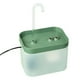 thumbnail image 1 of Fuente de agua para gatos y perros de 51 oz, dispensador automático de agua para mascotas. Verde, 1 of 8