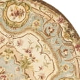 thumbnail image 3 of Traditional Rug - Empire Wool Pile -Ivory/Light Blue-Color:Ivory/Light Blue,Design:Traditional,Shape:Round,Size:4'L x 4'W, 3 of 3