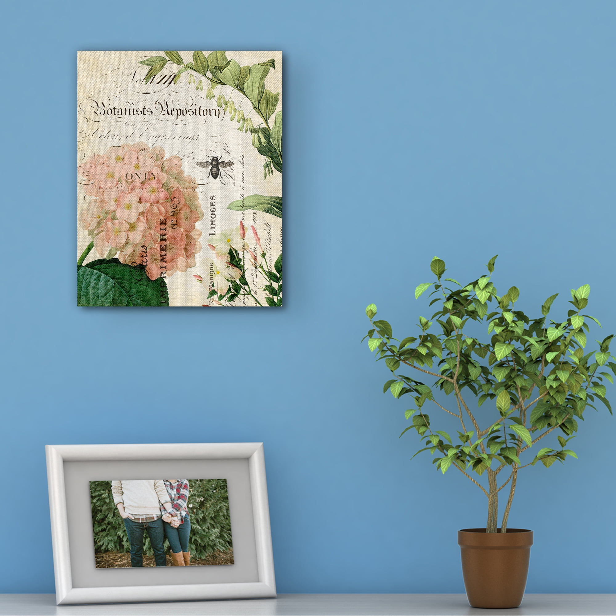 Botany Collage IV by Stacey Powell Wrapped Canvas Art Print