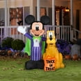 thumbnail image 2 of Gemmy Airblown Inflatable Vampire Mickey Mouse and Pluto, 2 of 4