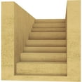 thumbnail image 4 of 6"W x 12"D x 6"H Wide Landon Rough Cedar Woodgrain TimberThane Corbel, Primed Tan, 4 of 6