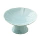 thumbnail image 2 of Soporte de postre de cerámica, frutero con base, elegante plato para aperitivos, mini soporte para tartas, mesa de postres, decoraciones para fiestas Azul claro, 2 of 8