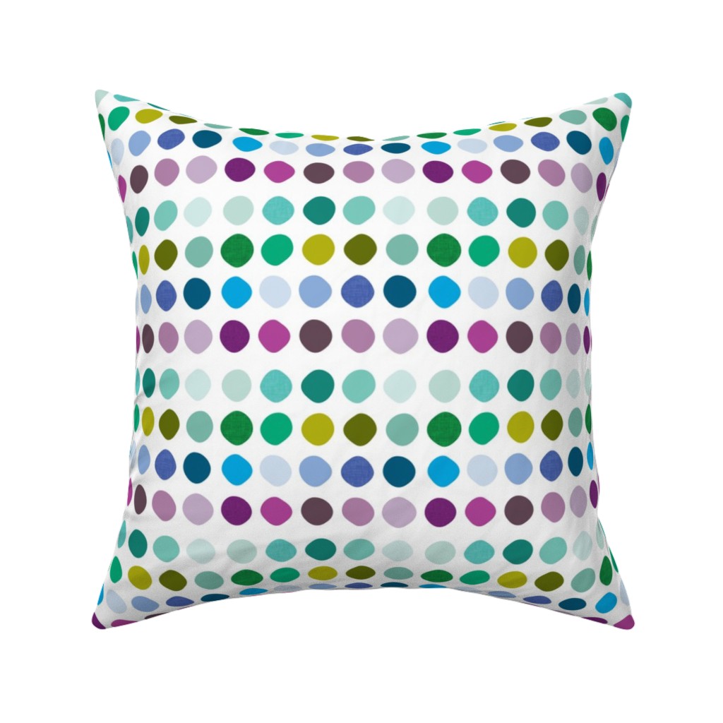 Dark Navy Light Lavender Throw Pillow Cover w Optional Insert by Roostery