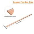 thumbnail image 2 of Uxcell 1Pack Copper Flat Bar, 5/64" Thickness x 3/8" Width x 10" Length Copper Bar Stock, 2 of 6