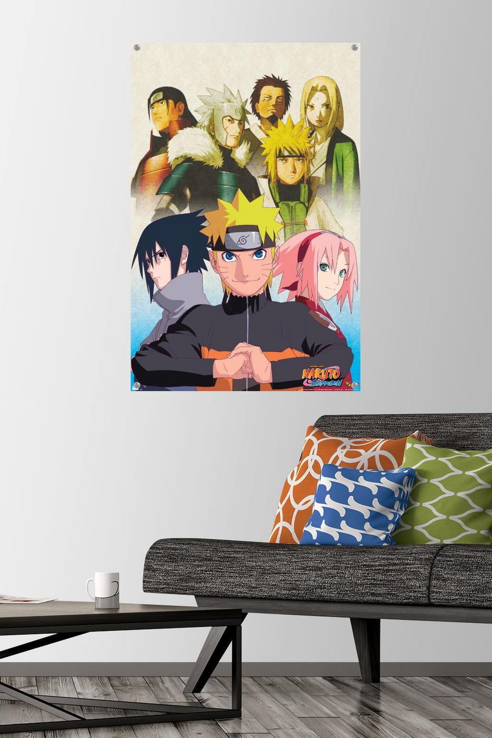 Naruto Shippuden - Key Art Wall Poster, 14.725" x 22.375"
