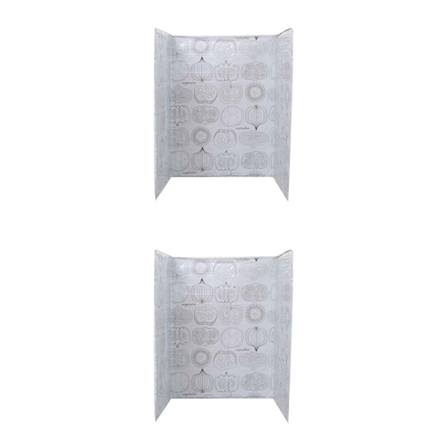 Matsuzay Impresión de cocina, cocina de , estufa, Protector de rango, pantallas de salpicaduras de aceite, herramientas de cocina, placa verdura 2Conjunto