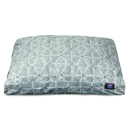 UPC: 0788995512806 | Majestic Pet | Charlie Shredded Memory Foam Rectangle Pet Bed For Dogs  Removable Cover  Gray  Small