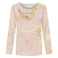 thumbnail image 3 of MKLEKYY Playeras Algodon Mujer Camiseta Informal Con Estampado Navideño Para Mujer, Blusa Holgada De Manga Larga Talla XXXL, 3 of 3