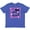 Vintage Royal Blue, variant on Inktastic 100 Days of School Stars in Pink Youth T-Shirt