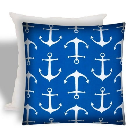 Breakwater Bay Jiminez Anchor Zippered Indoor Outdoor Throw Pillow