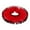 Red, variant on Neck Ruff Elizabethan Collar Ruffled Collar Detachable Fabric Accessory for Theater Costume Prop Parties