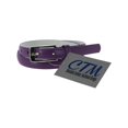thumbnail image 3 of CTM  Skinny 3/4 Inch Leather Dress Belt (Women), 3 of 4