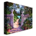 thumbnail image 3 of Trademark Art "Sir Thomas Estate Garden" Canvas Wall Art by David Lloyd Glover, 3 of 3