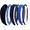 Blue, variant on 7 Pack Headbands for Women Girls Headbands Trendy Pink Pearl Headband Non Slip Hairbands Cute Hair Accessories Multi-style Headband Pack