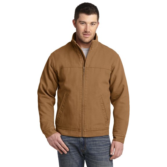 CornerStone Men's Washed Duck Cloth Flannel-Lined Work Jacket. CSJ40