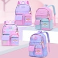 thumbnail image 1 of Mochila escolar para estudiantes de primaria de 1.º a 3.º a 6.º grado, para niñas, con reducción de carga, protección de cresta, impermeable, para niños de 6 a 12 años, 1 of 3