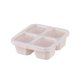 thumbnail image 2 of Fiudx Lonchera de Paja de Trigo, Contenedor de Alimentos con Diseño de Cuatro Compartimentos, Tapa Transparente para Refrigerios, Almacenamiento Apilable y Fácil de Limpiar, Ideal para Picnics Al Air, 2 of 6