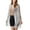 Black Grey, variant on Women's Long Cape Summer Scarf Cozy Elegant Pashmina Fashion Soft Fall Thin Knitted Fringe Casual Light Cream One Size