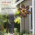 thumbnail image 5 of Alpine KPP426 Double Sided Flame Flower Spinning Metal Garden Stake, 5 of 5