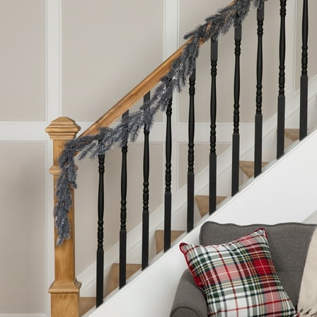 Northlight Glittery Pine Artificial Christmas Garland - 6' - Silver - Unlit