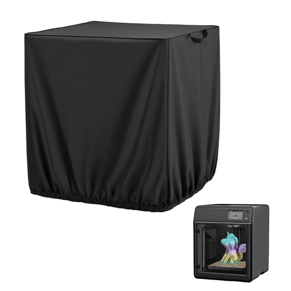 POMER 3D Printer Cover for FLASHFORGE 5M, Waterproof 16x15x18 Inch Heavy Duty 3D Printer Dust Cover