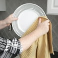 thumbnail image 3 of RITZ Royale Collection 100% Combed Terry Cotton, Oversized Kitchen Towel Set, 2-Pack, Solid, Straw, 3 of 6