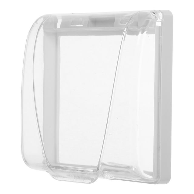KAKOWELY Waterproof Socket Covers For Bathroom Clear Wall Outlet Protector Weatherproof 86 Type Plug Covers For Electrical Outlets,4.49X"X3.94"X1.57"