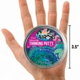 thumbnail image 3 of Crazy Aaron's Glow In The Dark Mermaid Tale Putty, Sea Green, 3 of 5