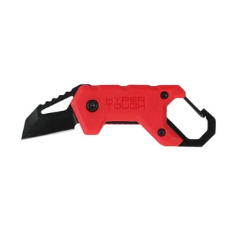 Hyper Tough Folding Lock-Back Utility Knife 7-Inch with Quick