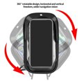 thumbnail image 3 of Naiovety Soporte de teléfono para motocicleta de bicicleta, funda impermeable de 6,4 pulgadas, soporte para manillar, fundas para bolsa, soporte para Ciclismo Rojo Styre Naiovety OD2816-01B, 3 of 6