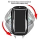 thumbnail image 4 of Naiovety Soporte de teléfono para motocicleta de bicicleta, funda impermeable de 6,4 pulgadas, soporte para manillar, fundas para bolsa, soporte para Ciclismo Rojo Lusterko wsteczne Naiovety OD2816-03B, 4 of 6