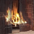 thumbnail image 5 of 2pc Legendflame Fireplace Mesh Screen Curtain Wide Panels Black Matte Garden Home Improvement Heating Cooling Air Stoves Doors, 5 of 5