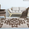 thumbnail image 7 of BNM Boho Wool Geometric Medallion Rug, 5' x 8', Sand-Taupe, 7 of 7