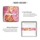 thumbnail image 5 of Balery Abstract Pink Gold Splash Porta Pañuelos de Cuero con Estampado – Funda Moderna Cuadrada para Caja de Pañuelos, Dispensador 5x5x5'', 5 of 7