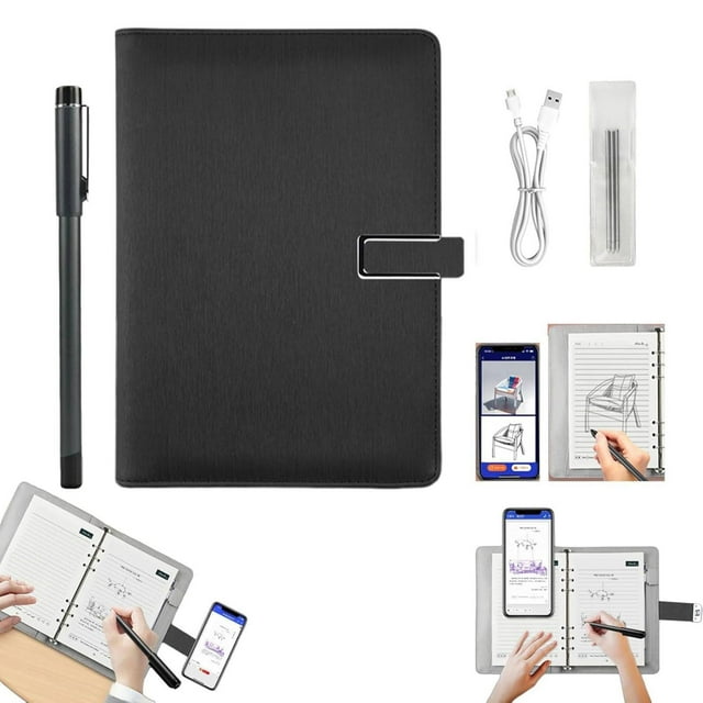 Cqxid Office Cabinet Xnote Ai Powered Writing Set Electronic Notebook With Pen Digital Notebook With Pen Ideal For Learning & Drawing Compatible With Android And 10ml