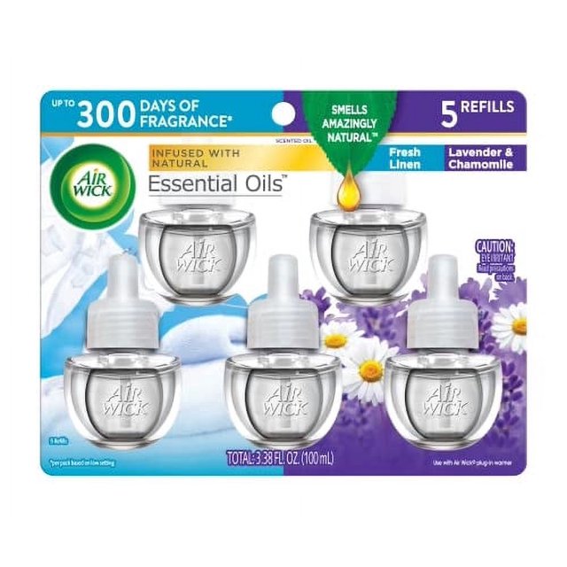 Aceite perfumado Air Wick Plug con 5 recambios
