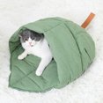 thumbnail image 2 of Nido de gato de algodón suave para mascotas, cojín para dormir de invierno, cama cálida para interiores Likrtyny Mascotas, 2 of 9