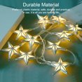 thumbnail image 4 of Bearachild Cadena de iluminación para manualidades, lámpara decorativa de Ramadán, suministros de Oriente Medio, adorno colgante para jardín, adorno Iluminación navideña Plata Bearachild HA060651-02, 4 of 6