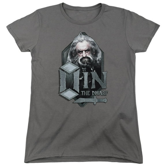 The Hobbit Oin S/S Women's T-Shirt Charcoal