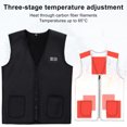 thumbnail image 3 of Mens Heated Vest Lightweight Electric Warming Heating Vest for Men, 3 of 7
